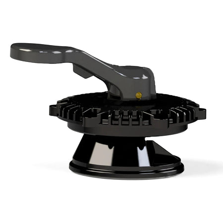 Black Series 2 multi-port valve top with O-ring, featuring a handle and ridged base for pool or spa filtration systems.