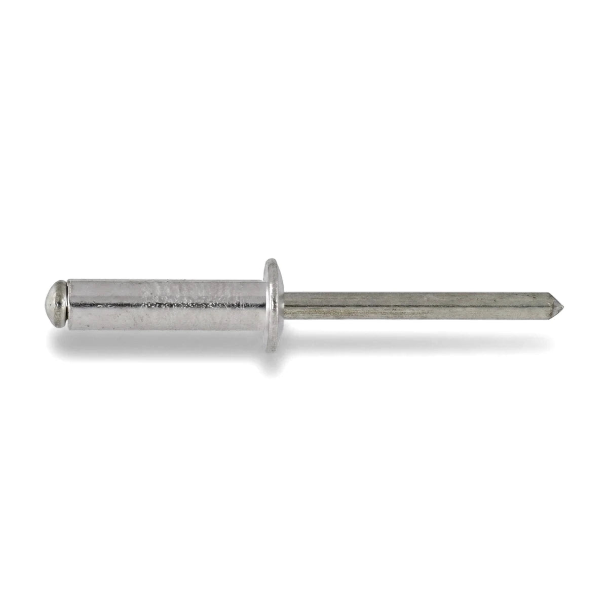 A single 4.0 x 12mm blind rivet with a metallic silver finish, providing a durable fastening solution.