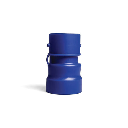 Blue Blu52 Manual Pool Cleaning Twist Lock Adaptor made of durable plastic for connecting pool cleaning equipment.