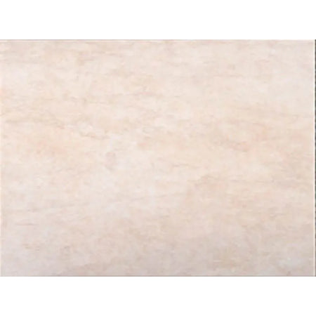 Carmen Pastel square tile in a light beige and pale pink hue with a subtle, textured stone-like pattern.