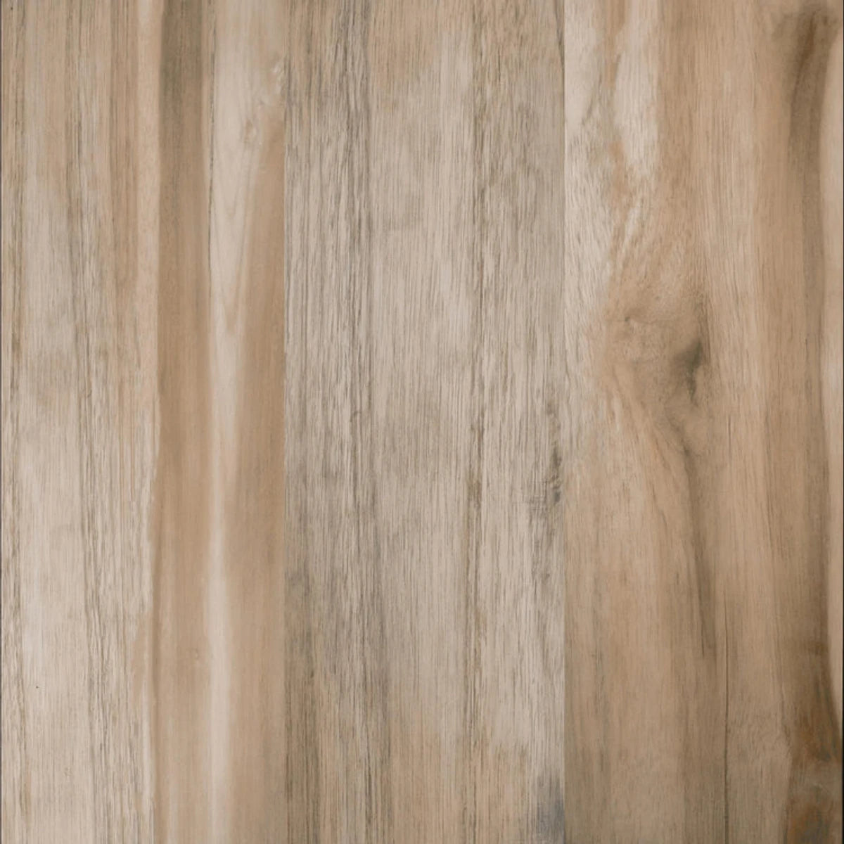 Close-up of Cedar Vanilla tiles showcasing light brown and gray natural wood grain texture suitable for flooring or walls.