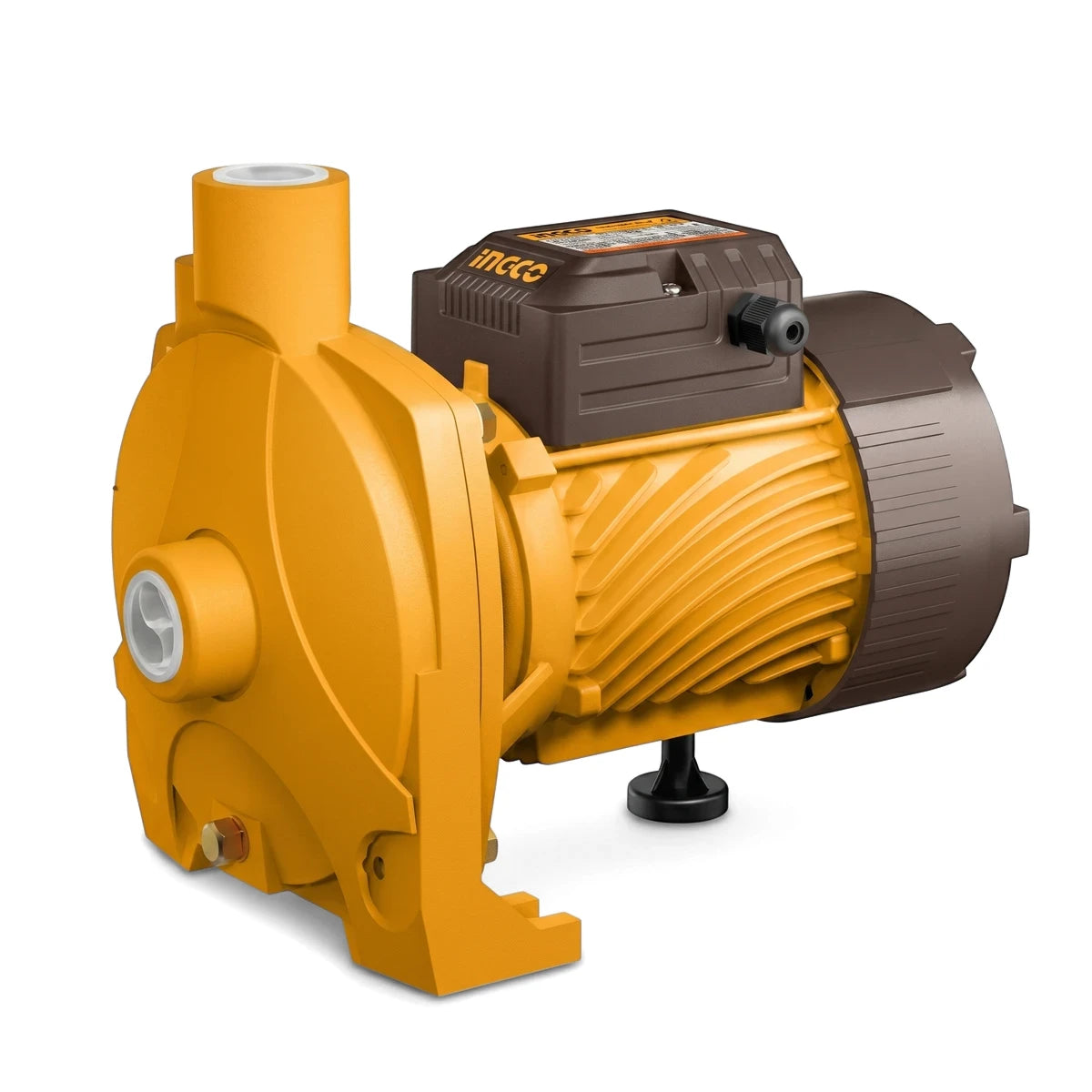 Centrifugal Water Pump 550W (Max Flow 100 L/Min) in orange and brown for industrial use.