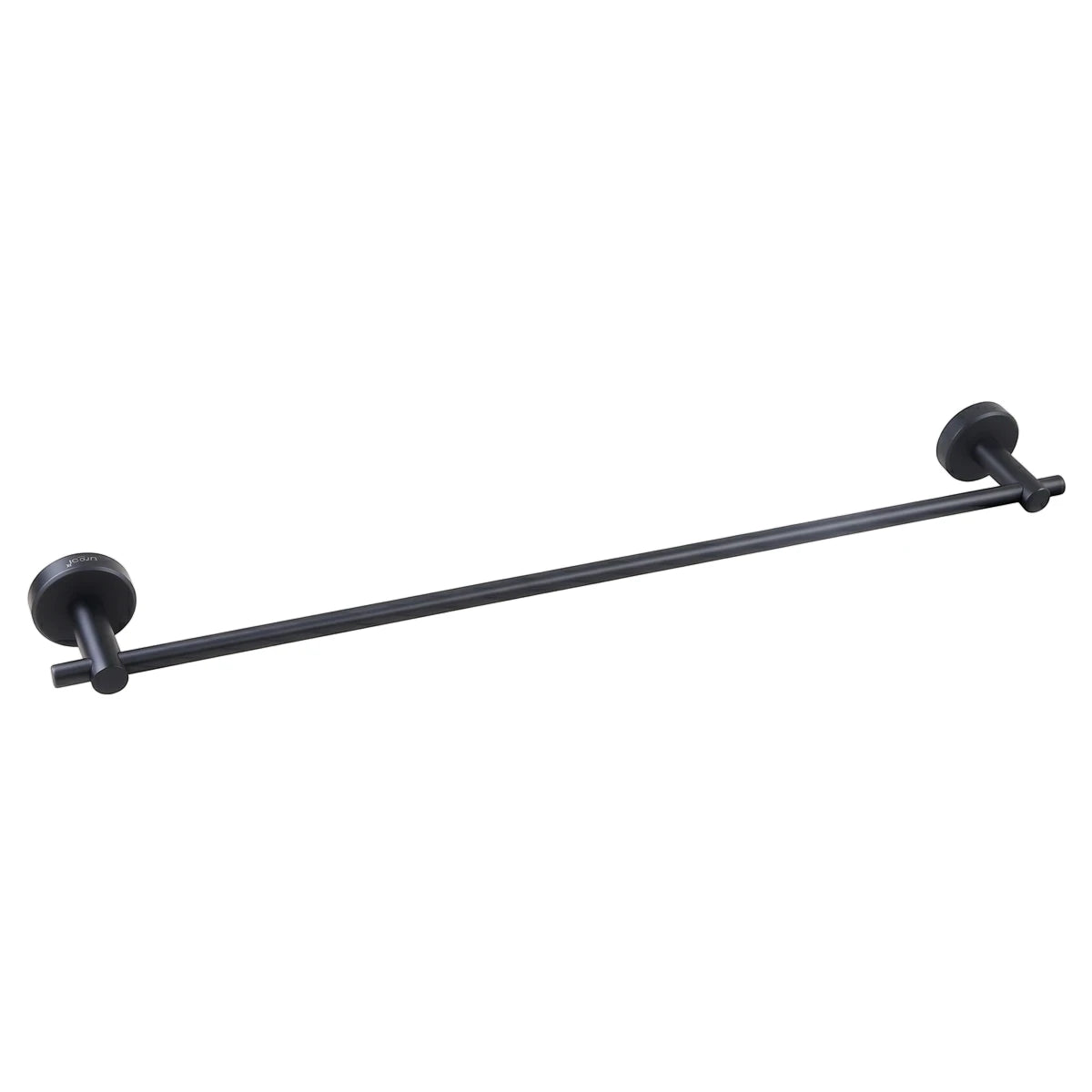 Coal 600mm single towel rail in matte black finish, wall-mounted, displayed horizontally on a white background.