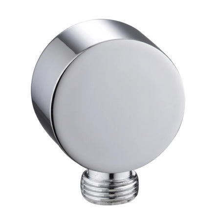 Cobra Zambezi round outlet elbow for hand shower, featuring a polished chrome finish and a visible threaded connection.