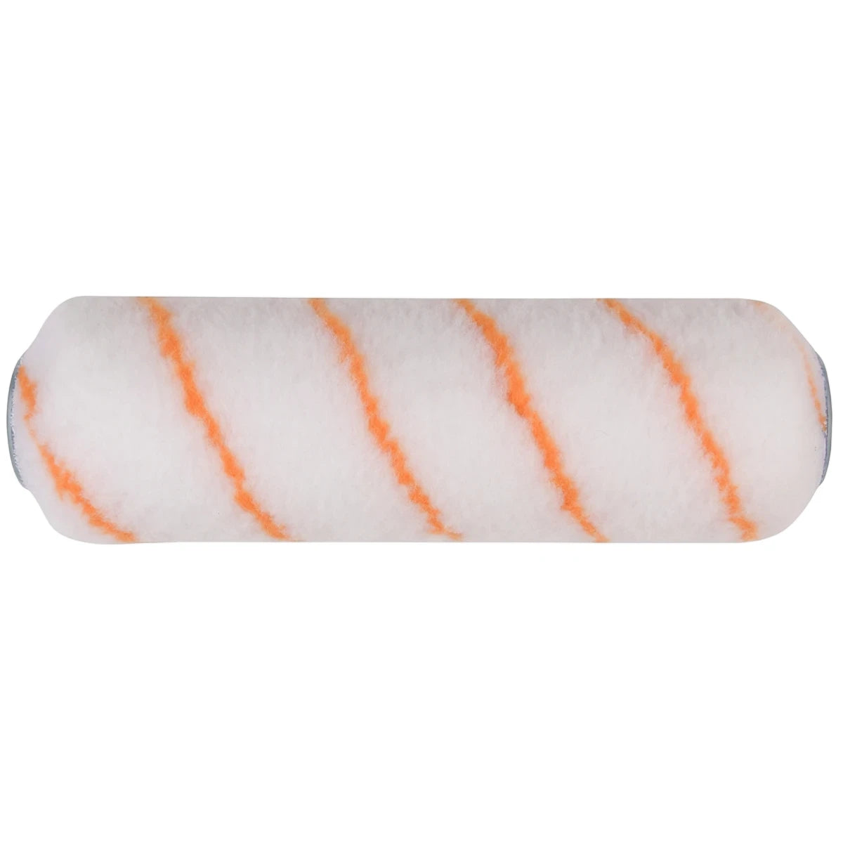 Contr Poly-Plus Polyester 18 mm - 230 mm paint roller cover, white with orange stripes, for smooth wall painting