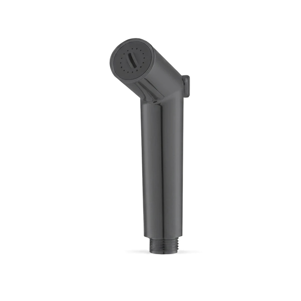 Dark grey bidet sprayer head from a bidet set adjustable shower parts, shown at a slight angle.