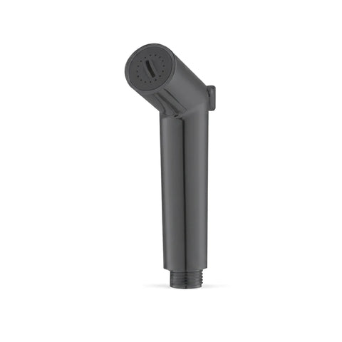 Dark grey bidet sprayer head from a bidet set adjustable shower parts, shown at a slight angle.