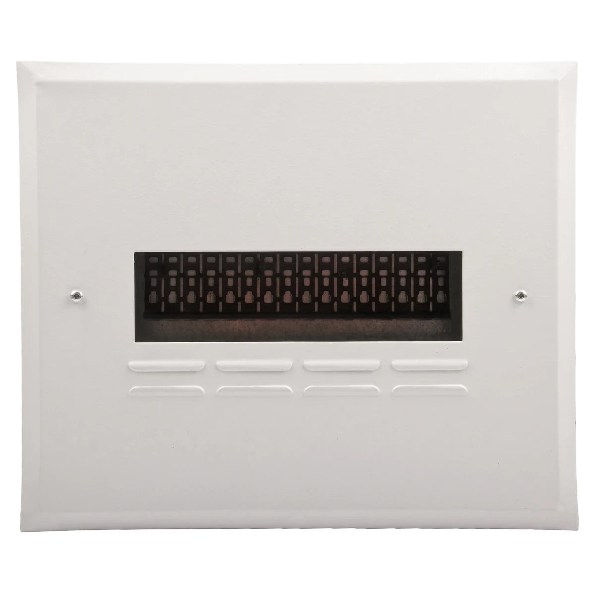White Db 20 Way Flush Samite budget electrical distribution board enclosure, frontal view.