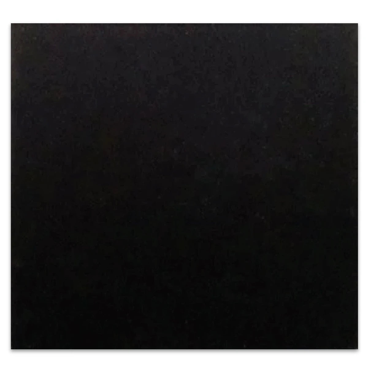 Deco Black 40X40 ceramic tile, showcasing its dark, solid black color and smooth surface, ideal for flooring or wall
