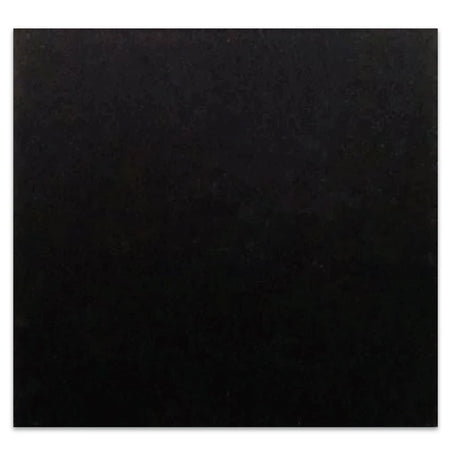 Deco Black 40X40 ceramic tile, showcasing its dark, solid black color and smooth surface, ideal for flooring or wall