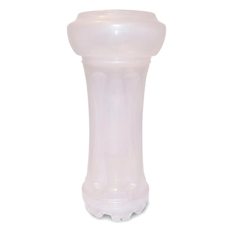 ECOFIBRE Reusable Floater (Empty Body), a translucent plastic bottle-like container for various uses.