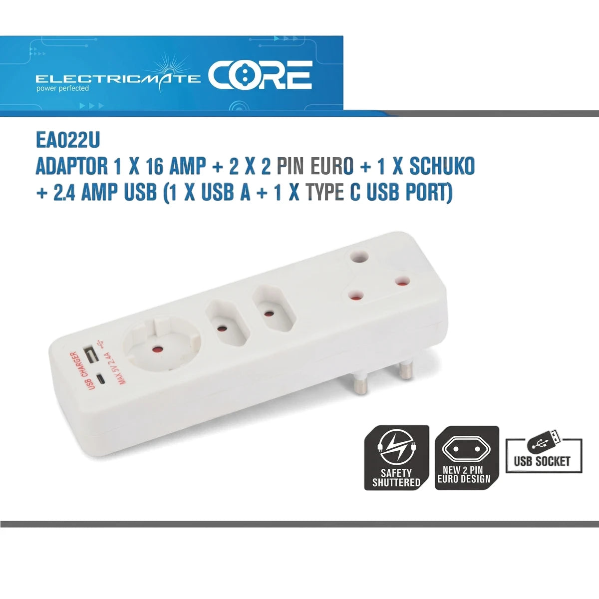 Multi Plug Adaptor Way | 6009711573555 – Al's Hardware