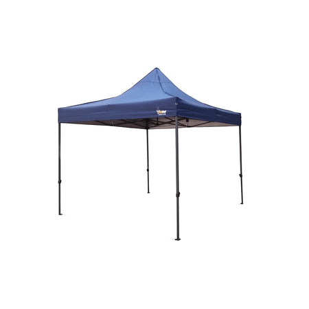 Dark blue 3X3M Grand Deluxe Top Centre Steel Gazebo with a durable steel frame, perfect for outdoor events.