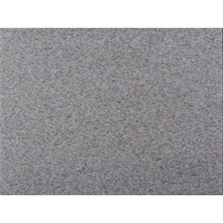 Close-up of a Granito Mid Grey 33x33cm tile, displaying its uniform mid-grey color and distinctive speckled, granular