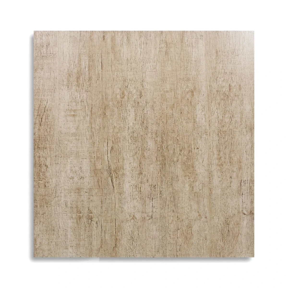 Light brown Havannah Oak Stone 60X60 tile square meter, showcasing a weathered wood grain texture with natural variations.