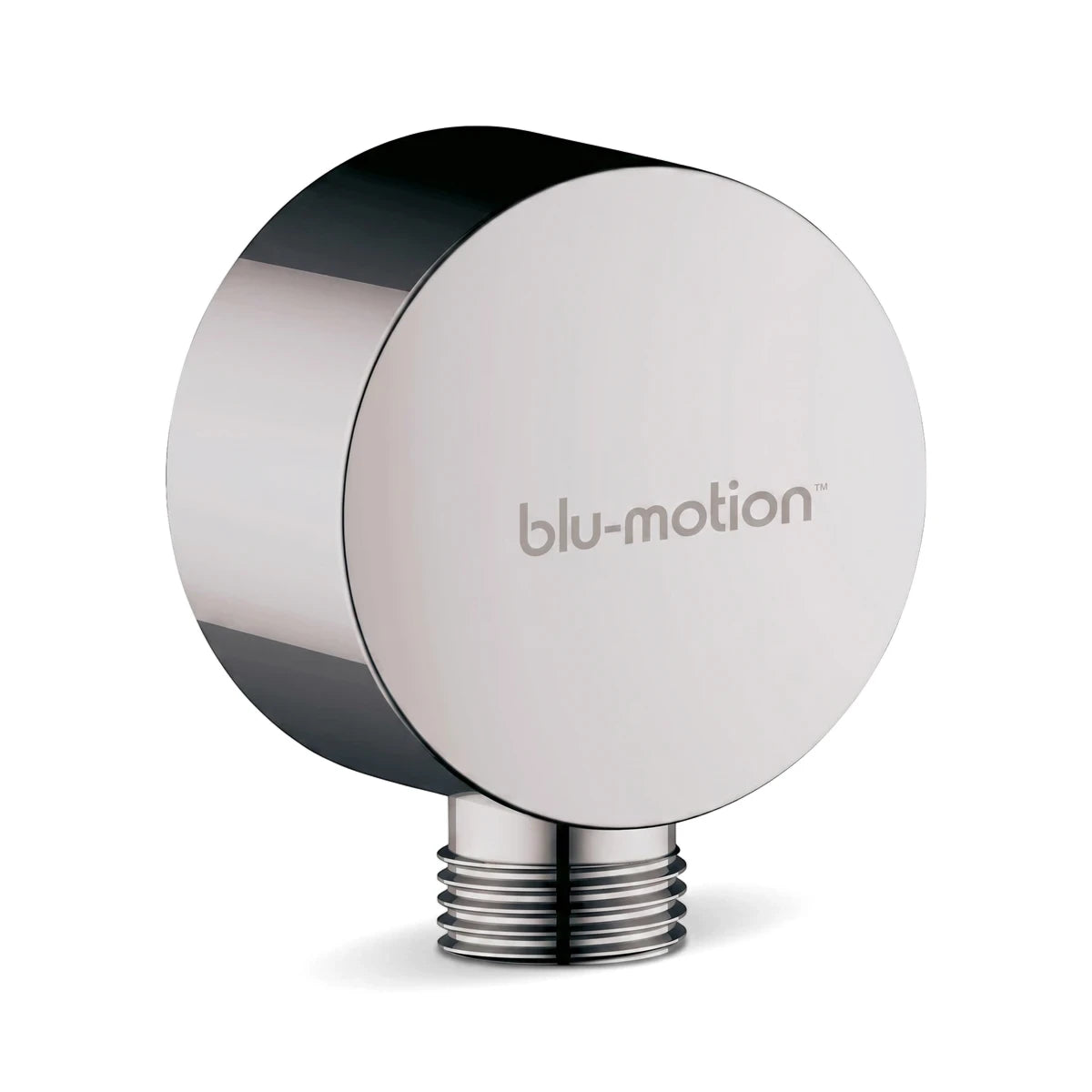 Heavy Duty Wall Elbow Round Elbow in chrome finish, featuring a circular design and a visible threaded connection.