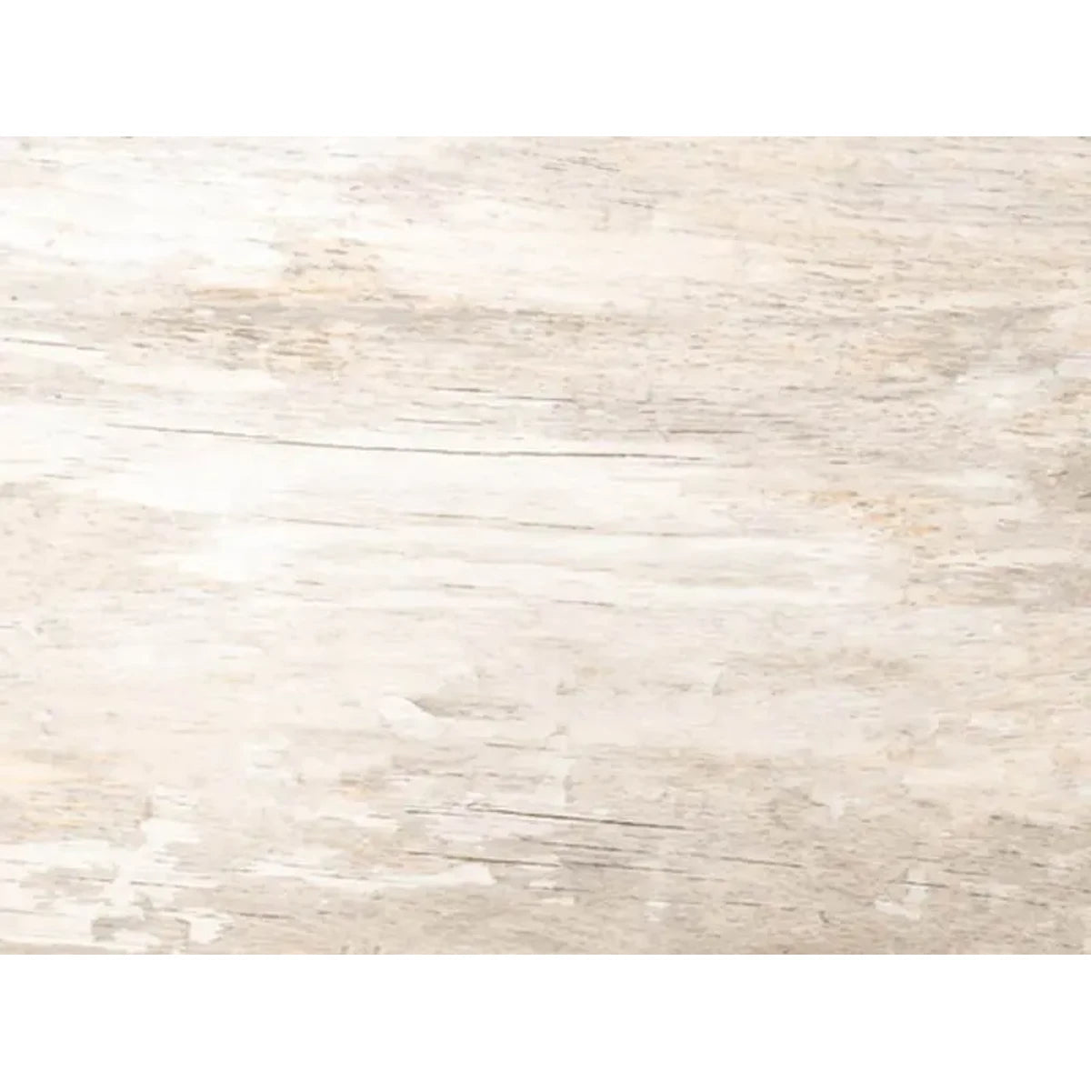 Close-up of Houtbay Bleached 25x49cm tiles, showing a light bleached wood plank texture with distressed grain and natural