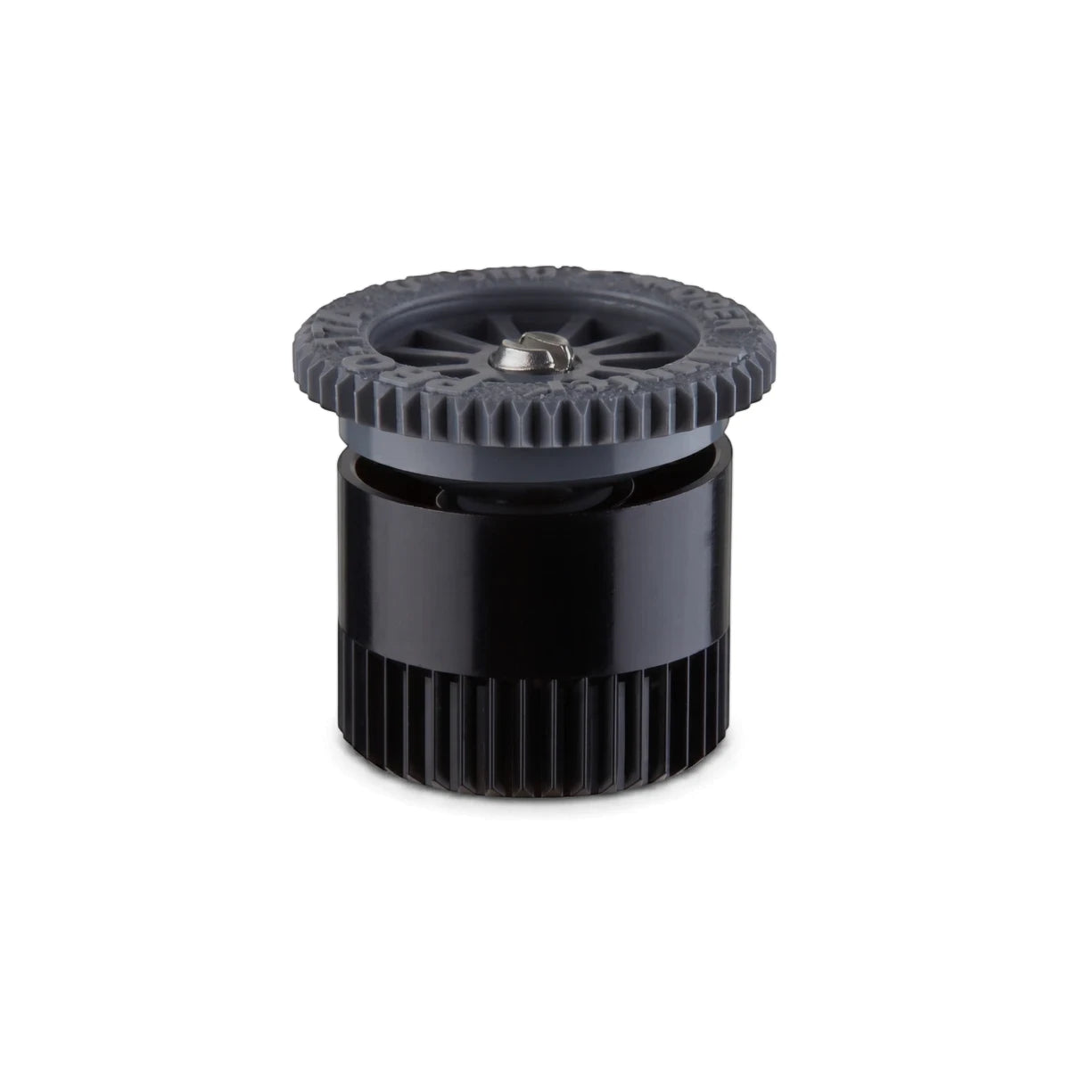 A dark gray and black Hunter Pro Adjustable Nozzle, designed for efficient watering, shown upright in a studio shot.