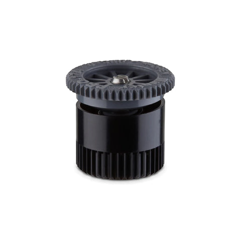A dark gray and black Hunter Pro Adjustable Nozzle, designed for efficient watering, shown upright in a studio shot.