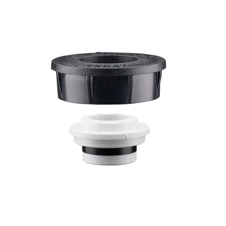 Hunter Pro-Spray Replacement Riser Seal, shown as two separate black and white components, for irrigation systems.