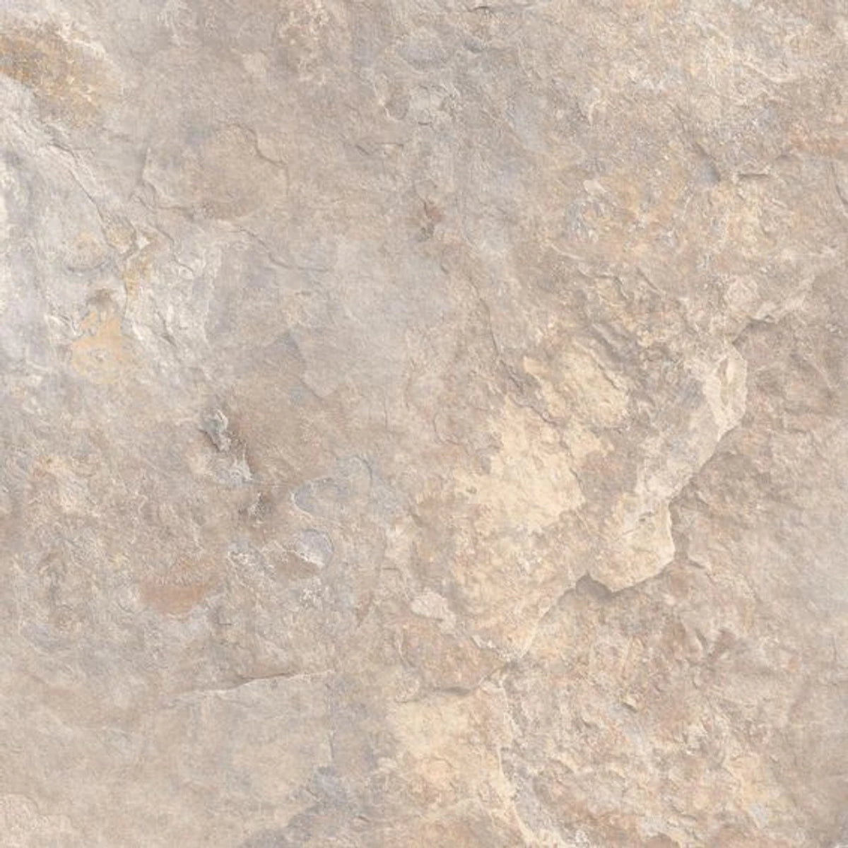 Beige and gray textured Ikapa tile surface close-up, showing natural stone-like variations and subtle crack patterns.
