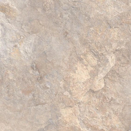 Beige and gray textured Ikapa tile surface close-up, showing natural stone-like variations and subtle crack patterns.