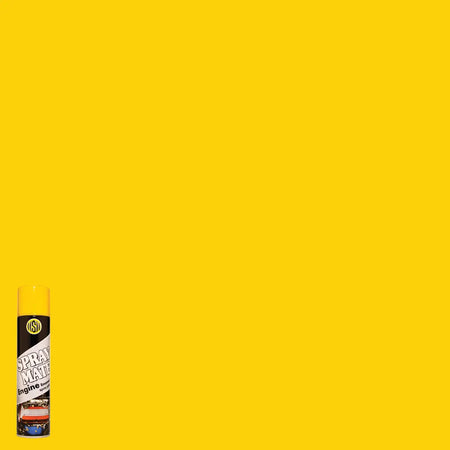 Cat yellow engine enamel spray