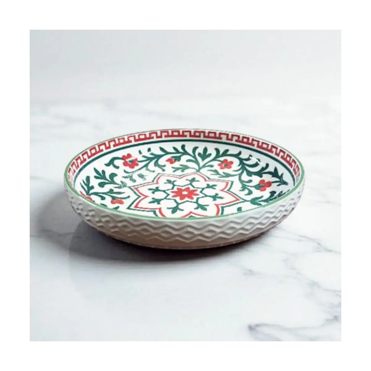 Embossed ceramic dish 12cm