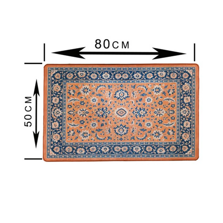 Ethnic pattern floor mat