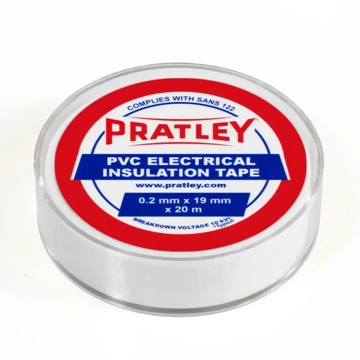 White PVC insulation tape
