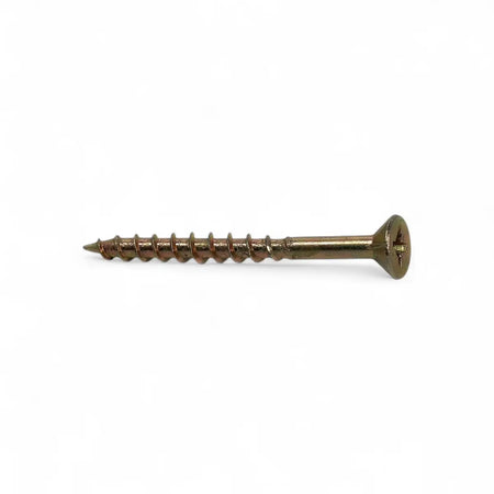 Yellow Passivated Chipboard Screw (400-Pack)