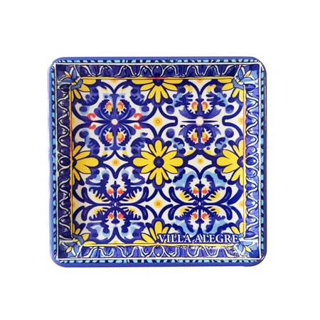 Decorative ceramic trinket plate