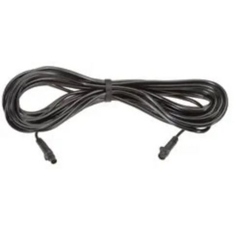 gardena black ten metre extension cable coiled with two plug ends for a soil moisture sensor