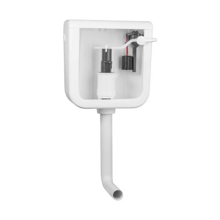 Low level front flush cistern