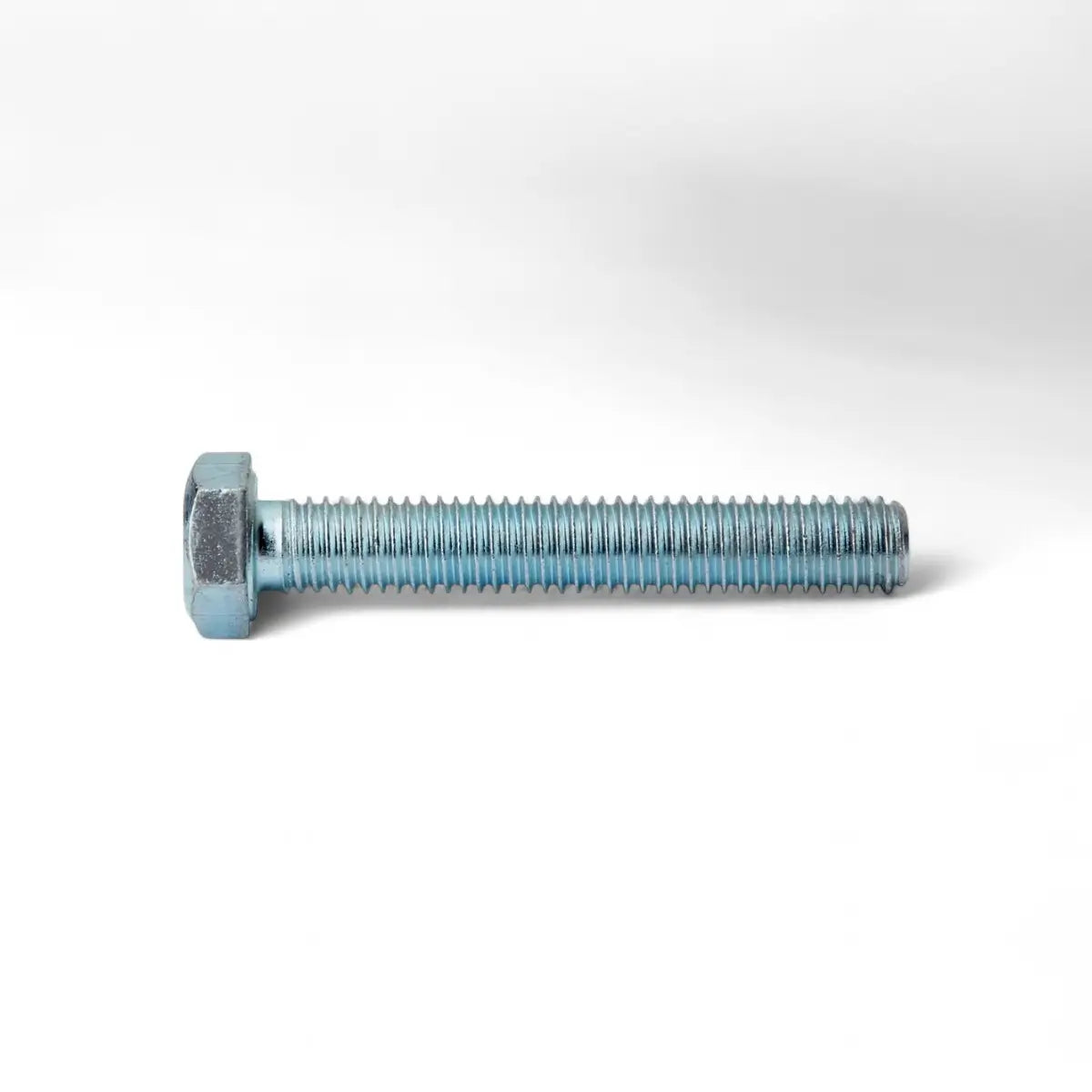 Zinc Plated Mild Steel Set Screw & Nut (100-Pack)