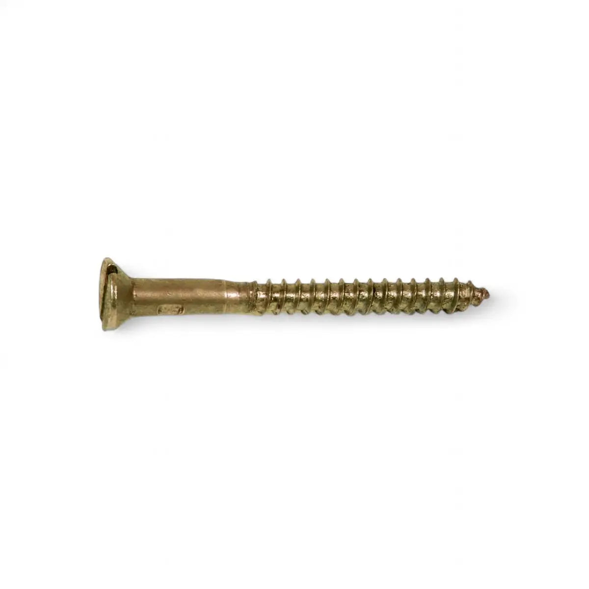 Brass Plated Wood Screw (10-Pack)