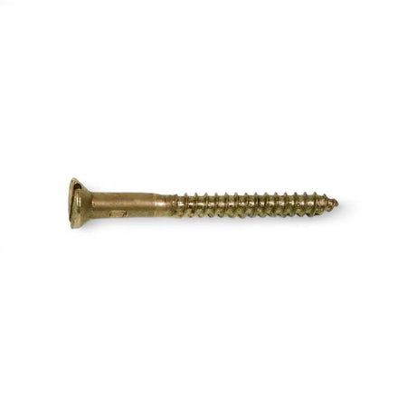 Brass Plated Wood Screw (10-Pack)