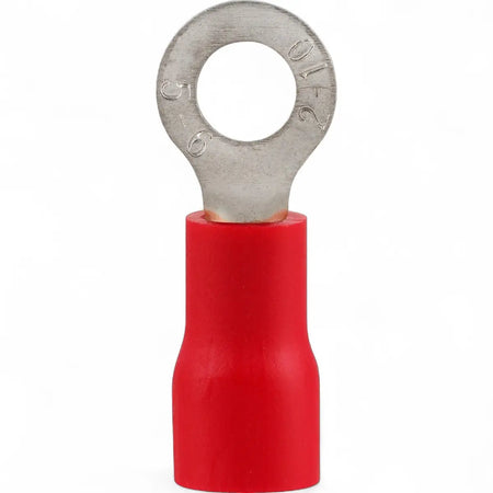 Pre-Insulated Ring Terminal - Red (25-Pack)