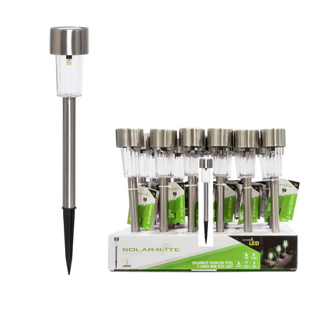 Solar mini garden path light