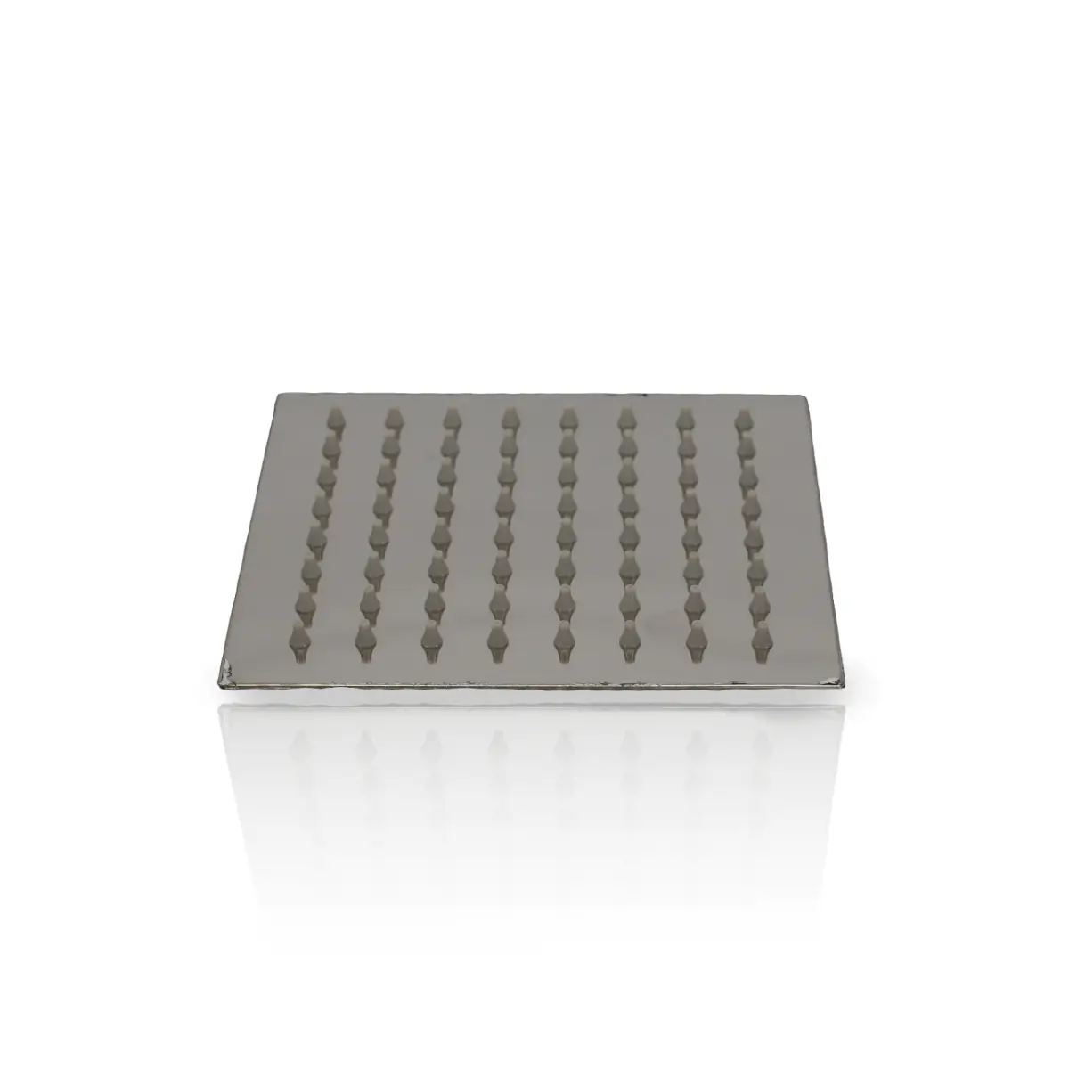 Chrome square shower rose 150mm