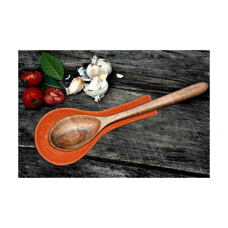 Ceramic spoon rest holder