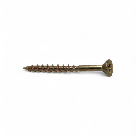 Yellow Passivated Chipboard Screw (400-Pack)
