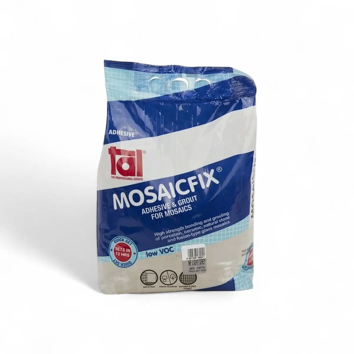 Mosiac Fix Light Grey 5Kg 12Hr