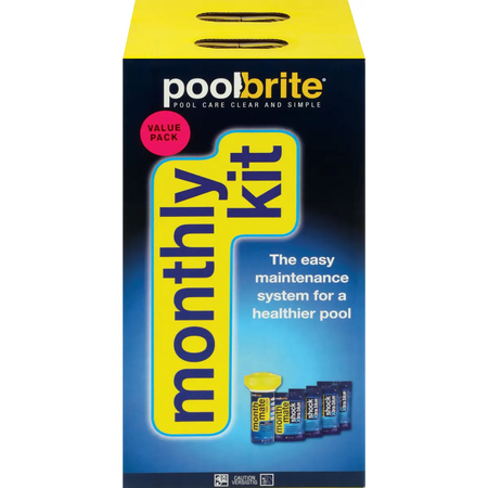 Monthly pool chlorine kit