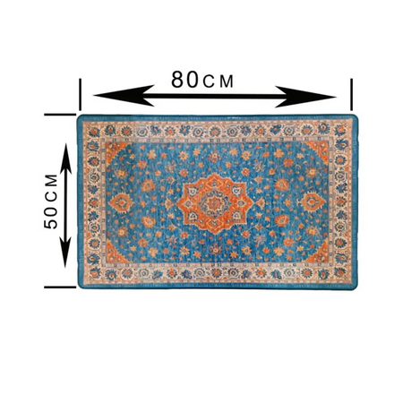Ethnic pattern floor mat