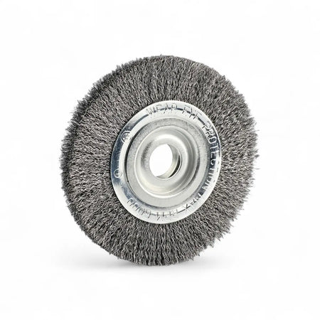 Bench Grinder Wire Wheel With Adapters - 200 X 25mm (25.4mm Bore)
