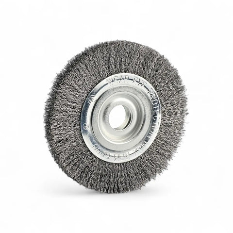 Bench Grinder Wire Wheel With Adapters - 200 X 25mm (25.4mm Bore)