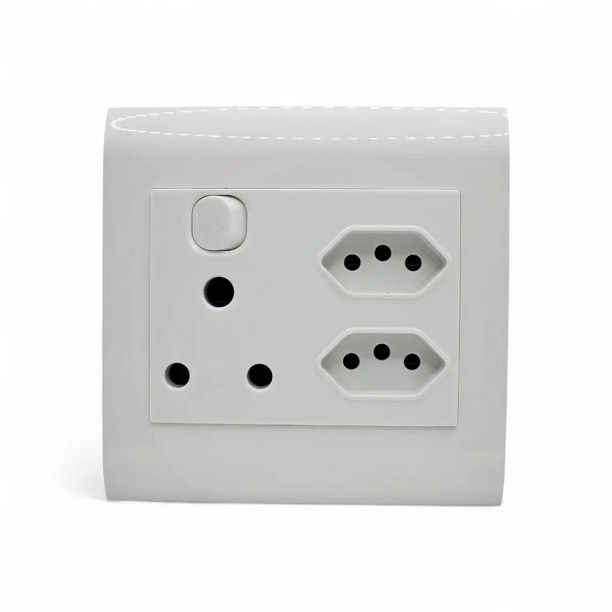 Lesco Single Switched Socket - 1X16Mma + 2 X Iec Switch Socket