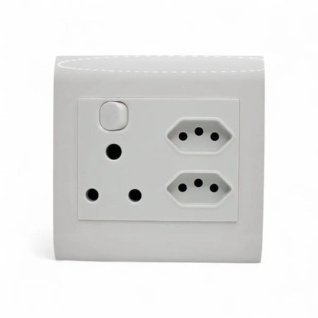 Lesco Single Switched Socket - 1X16Mma + 2 X Iec Switch Socket
