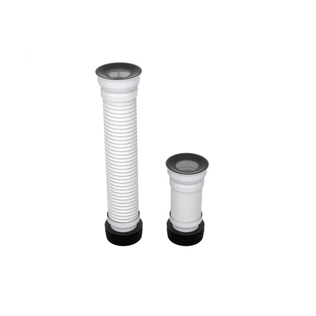 Extendable toilet pan connector